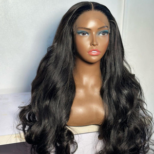Klebstofffreie Lace-Front-Perücken mit Babyhaar, Brasilianisches HD für Perücken, Transparent für Lace, Remy-Haar, 180% Dichte, Lange Länge, <span class=keywords><strong>Befa</strong></span> - Product Image 1