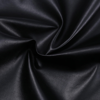 Tissus En Gros Personnalisation 100 Polyester Faux Cuir Matériel Pu Vêtements En Cuir Tissu pour Veste