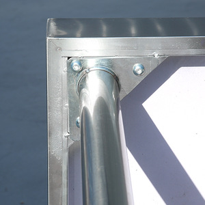Tavolo da Lavoro Commerciale per Preparazione <span class=keywords><strong>Alimenti</strong></span> in Acciaio Inox 304 Rinforzato Argento con Ripiano Inferiore - Product Image 5