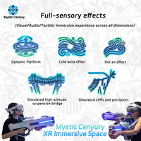 XR Battleground Multiplayer VR Arena XR Escape Salle de jeu Réalité virtuelle Jeux de combat d'intérieur Simulateur de tir VR 4 joueurs