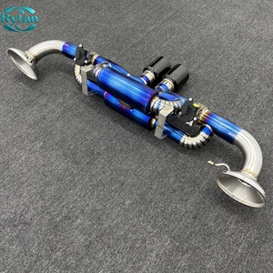 Sistema de Escape de Alto Rendimiento Valvetronic de Titanio con Válvulas Rytan, Catback y Colector de Acero Inoxidable para 992 - Product Image 3