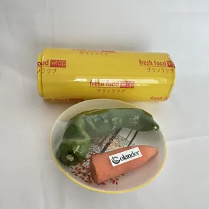 Gıda sarma taze sarma için sarılmak film pvc sarma filmi gıda sınıfı pe pvc sarma filmi plastik wrap