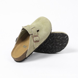 Mules Unisex de Alta Calidad y Estilo, de Cuero Vacuno, Punta Cerrada, Antideslizantes, para Jardín, Exteriores, con Logotipo Personalizado, para Otoño y Verano - Product Image 6