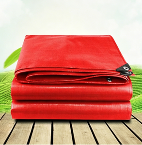 Toile d'ombrage en plastique épaissie imperméable, bâche rouge imperméable, tissu pare-soleil, toile résistante à l'usure - Product Image 1