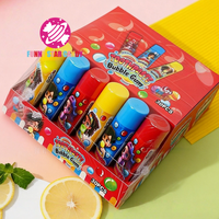 Bonbons à la gomme à mâcher en forme de tube de dentifrice coloré personnalisé, saveur de fruits, mini carré, gomme à mâcher, fabrication de bonbons à la gomme à mâcher