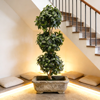 Hochwertige Künstliche Bäumchen für Innen- und Außenbereich, Haus- und Gartendekoration, Umweltfreundlicher Lorbeerbaum für Partys