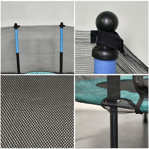 <span class=keywords><strong>Trampoline</strong></span> Zoshine <span class=keywords><strong>de</strong></span> haute qualité, mini, 55 pouces, pour intérieur, unisexe, avec filet <span class=keywords><strong>de</strong></span> sécurité en acier, <span class=keywords><strong>mousse</strong></span> et polypropylène écologiques, pour enfants. - Product Image 6