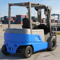 Chariot élévateur électrique à batterie compact pour entrepôt, livraison rapide, 2 tonnes, 3 tonnes, 3,5 tonnes, à vendre