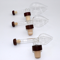 Verseur de vin rouge transparent haut de gamme en verre fait main, carafe décanteuse personnalisée, cadeaux, décanteur aérateur pour vin et whisky