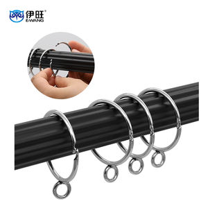 ผ้าม่านหน้าต่างห้องนั่งเล่น ห่วงตาไก่หลายขนาด ห่วงม่านสแตนเลสพร้อมตาไก่ - Product Image 1