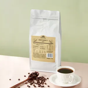 Çanta başına Richfield 1000g Premium kahve çekirdekleri kavrulmuş asidik tat etiyopya Yirgacheffe kahve çekirdekleri
