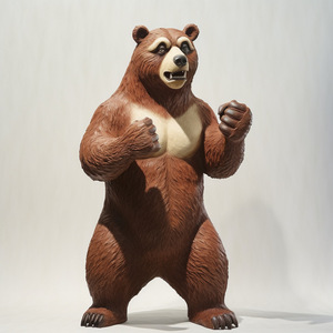 ตุ๊กตาหมีเรซิ่นขนาดใหญ่ สไตล์อนิเมะ ของสะสม ของเล่นตกแต่ง - Product Image 1