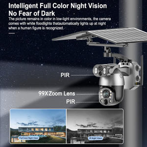 كاميرا أمان شمسية ويستينو بدقة 10 ميجابكسل وتكبير 99 ضعفًا بعدستين مزدوجتين مع كشف الحركة وتتبع تلقائي وكاميرا خارجية 4G تعمل بالطاقة الشمسية - Product Image 6