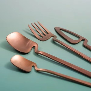 Juego promocional <span class=keywords><strong>de</strong></span> <span class=keywords><strong>cuchillos</strong></span> y tenedores <span class=keywords><strong>de</strong></span> oro, cubiertos <span class=keywords><strong>de</strong></span> lujo, juego <span class=keywords><strong>de</strong></span> acero inoxidable para comedor, mesa <span class=keywords><strong>de</strong></span> boda para el hogar - Product Image 2