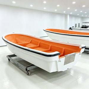 Barca <span class=keywords><strong>da</strong></span> Pesca <span class=keywords><strong>da</strong></span> 380cm, Imbarcazione di Salvataggio, Barca a Remi per 5-6 Persone, Navigabile in Lago, Fiume e <span class=keywords><strong>Mare</strong></span> Aperto - Product Image 2
