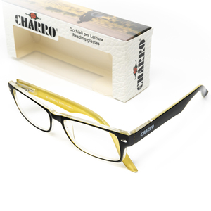 Occhiali da lettura Kansas, neri/gialli. Ingrandimento +1.0 - Product Image 3