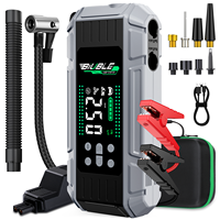 Démarreur de saut de batterie de voiture portable 4 en 1 Booster de voiture Jumpstarter Power Bank 65W charge rapide OEM avec compresseur de pompe à air