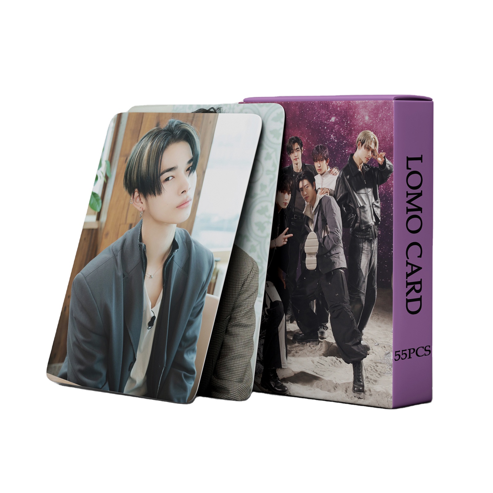XIEXIESHER Kpop Anime Cartes, Lot De 60 Photocard Lomo, Apportez Un