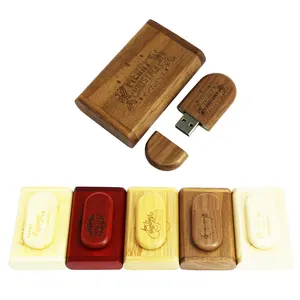 High Quality Wooden Pen Drive Usb Flash Drive 3.0 2.0 2GB 64GB,16GB,8GB,32GB Pendrive 4GB Usb Stick With Logo Custom Wood Usb