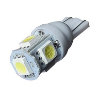 Ampoule LED automobile T10 Canbus super lumineuse W5W 5050-5S 12V 2W pour l'éclairage intérieur des véhicules