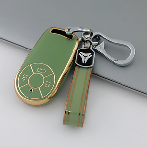 Coque de protection pour clé de voiture en TPU souple de qualité supérieure pour ORA Es11 Good Cat R1 R2 Baimao <span class=keywords><strong>IQ5</strong></span> EV porte-clés porte-clés sac accessoires usine - Product Image 5