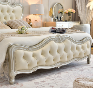 Lit de mariage moderne de style américain et européen de luxe, lit double de 1,8 mètre, taille king-size - Product Image 6