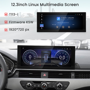 HFmidia 2026 Nuevo Sistema Linux con Pantalla de 10.25 y 12.3 Pulgadas para Audi A4 A5 B9 RS4 RS5 Coupé 8w5 8wd 8w2, Reproductores de Video para Auto con CarPlay - Product Image 6