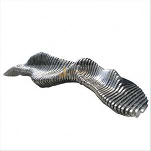 Stainless Steel Art Deco Waterproof Abstract Sculpture for Outdoor Public <b>Space</b> <b>Decoration</b> - Product Image 3