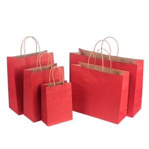 Bolsa de Papel Kraft Trenzado MU, Bolsa de Papel Kraft con Logotipo Personalizado, Bolsa de Papel Kraft de Buena Calidad y Económica para Compras y Regalos - Product Image 5