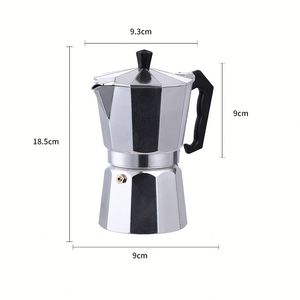 Cafetière <span class=keywords><strong>Moka</strong></span> octogonale en aluminium italienne, livraison directe du fabricant, design classique en céramique - Product Image 2