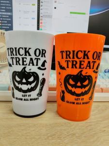 Vaso Luminoso LED de Halloween de 14 oz, Vasos de Plástico Brillantes, Vasos de Fiesta Iluminados LED Recargables - Product Image 3