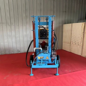 Giếng khoan Giàn Khoan DIESEL bánh 150M 200M nước giếng khoan Giàn Khoan máy với Carbide khoan bit cho khai thác mỏ sử dụng - Product Image 4
