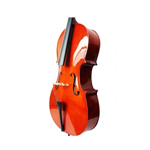 Modèle JYC00 de <span class=keywords><strong>violoncelle</strong></span> d'étudiant débutant de Seasound Factory avec des arcs en ébène et en bois des côtés en tilleul/érable laminés en usine - Product Image 4