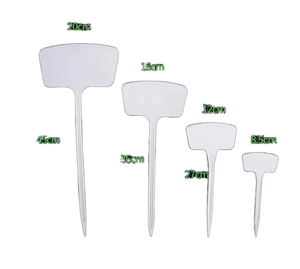 Label taman berbentuk T yang dapat disesuaikan bahan PP tahan air Modern untuk pembibitan dan hiasan sayuran - Product Image 1