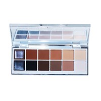 Nouvelle Arrivée Palette de Maquillage Fards à Paupières Crème et Mats Pressés 12 Couleurs Cosmétique Beauté Fard à Paupières Quotidien Marque Privée