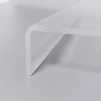 Présentoir de magasin de chaussures en acrylique transparent Organisateur de chaussures en plexiglas Support de rehausseur de chaussures en acrylique à 3 niveaux