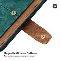 Étui de téléphone en cuir PU avec porte-cartes magnétique rétro classique pour OnePlus 15 13 13T 13R
