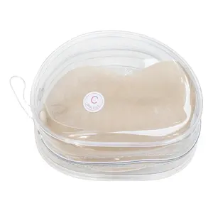 clear pvc zipper bag for sexy bra and panties