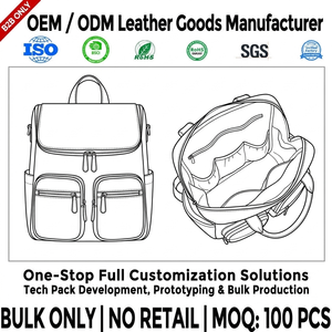 Borsa Organizer per Pannolini Grande Capacità, Etichetta Privata OEM ODM, Zaino per Mamma in Pelle Vegana PU, Produttore all'Ingrosso - Product Image 1