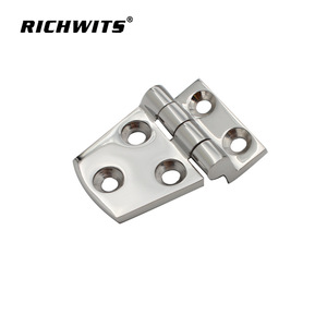 Charnière d'angle en acier inoxydable RICHWITS 38x54mm 180 degrés pour pont marin, porte et fenêtre - Product Image 1