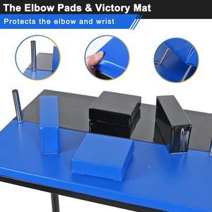 Mesa de Lucha de Brazos TOPTONS, Equipo Deportivo, Máquina de Presión Lateral con Polea, Tapete de Lucha de Brazos, Equipo de Gimnasio - Product Image 4