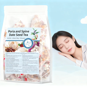 Bolsitas de Té Desintoxicante de Semillas de Dátil y Poria Herbal Chino Personalizado, Promueve un Sueño Relajante, Té con Sabor - Product Image 1