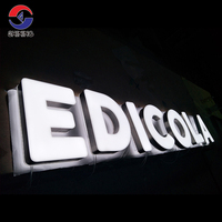 Letras del Alfabeto con Retroiluminación LED 3D con el Logotipo de la Empresa SHINING Outdoor Store, Letrero Acrílico para Salón