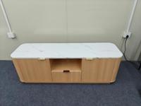 Commode de Gros Meuble de Chambre en Chêne Meuble de Rangement d'Angle avec Tiroirs Blanc Ensemble Coiffeuse pour Salon