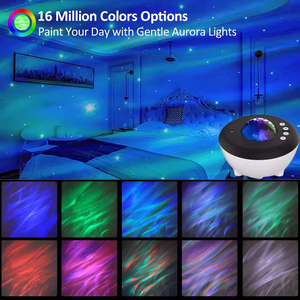 Smart APP Control Aurora Galaxy <b>Star</b> Projector with White Noise <b>LED</b> Nebula Night Light for Bedroom - Product Image 2