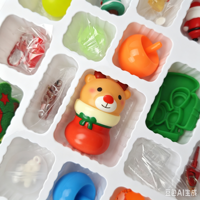 Calendrier de l'Avent Squishy de Noël en Promotion - Boîte Surprise 24 Jours avec Pack de Squishies et Fidgets pour Enfants