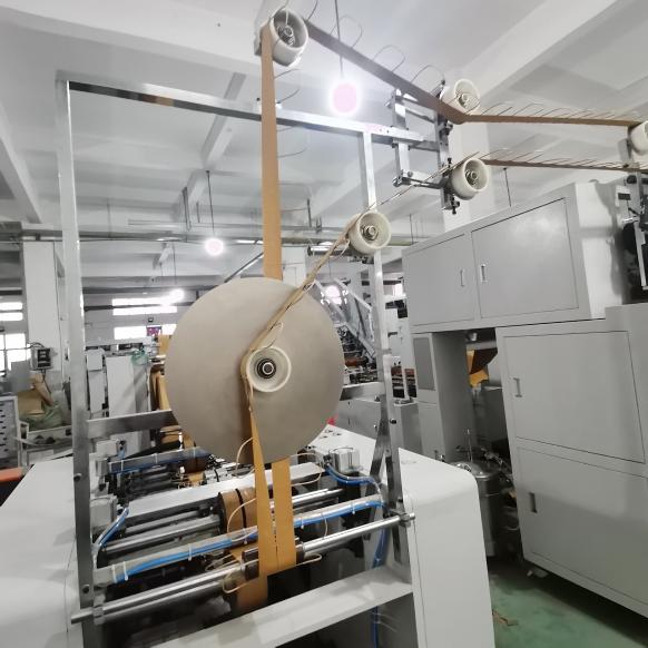 PRY-350T / 450T Fully Automatic Square Bottom Paper Bag Making Machine With Handle
