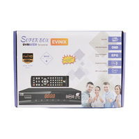 SUPER BOX DVBT2New ip à mi décodeur settop box set top box récepteur carte combo TV récepteur dvb T2 S2 GX6605S décodeur combo
