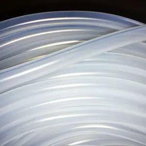 Tuyau en caoutchouc de silicone transparent de qualité alimentaire personnalisé 4 5 6 8 9 10 12 13 14 16mm de diamètre extérieur Tube en silicone flexible
