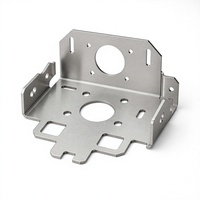 Support de montage en tôle d'acier inoxydable 304 sur mesure, découpé au laser, plié CNC, finition brossée